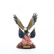 Patriotic Eagle Statue Sculpture   113039286646